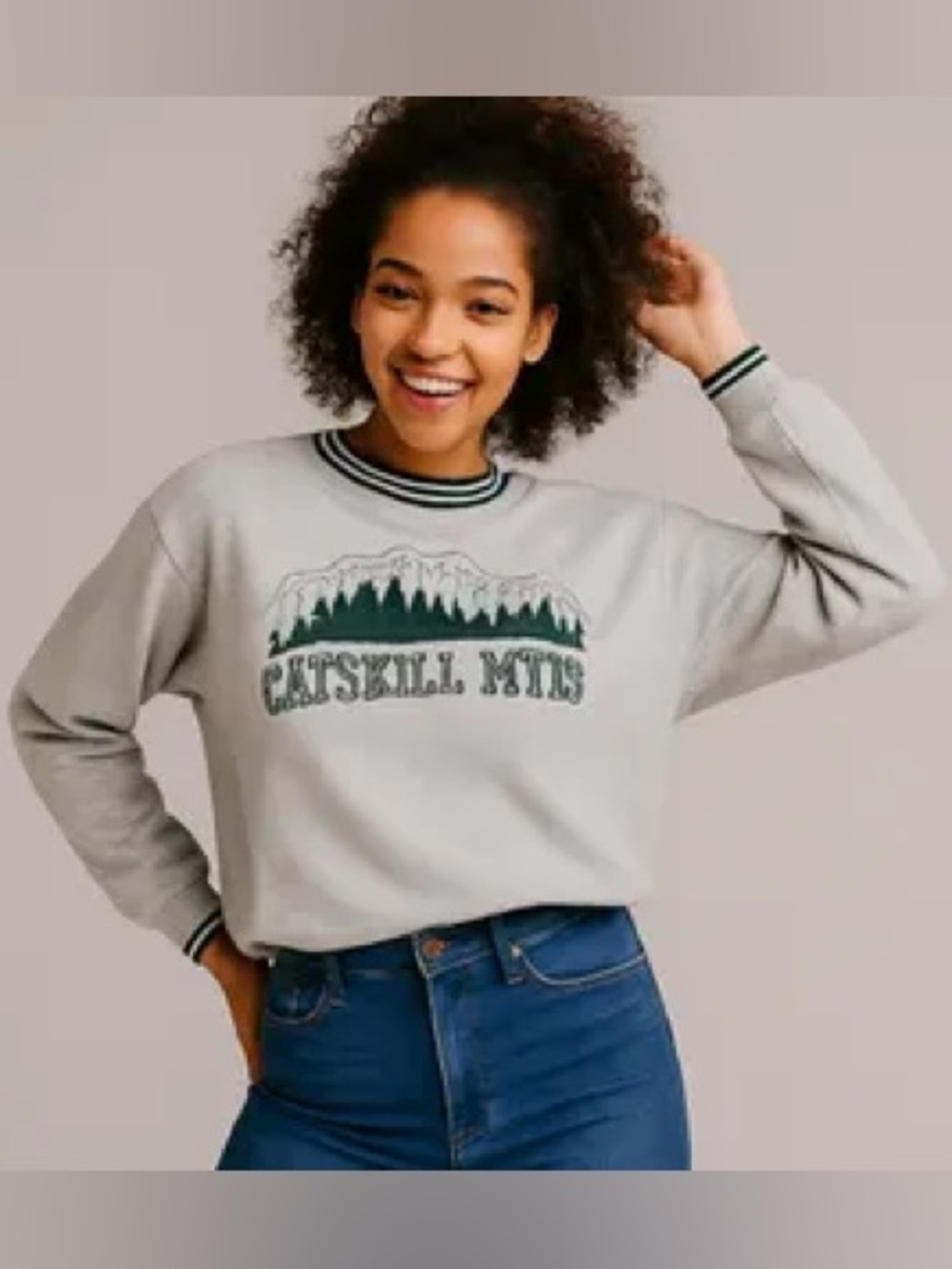 American Eagle Outfitters Heather Gray Sweatshirt